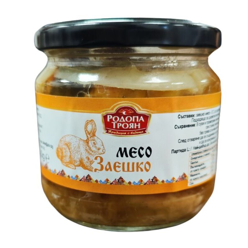 Заешко месо в буркан
